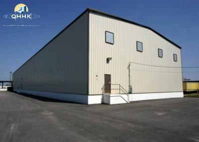 China C / Z Section Steel Structure Buildings Two Spans Double Slopes Sliding Frame for sale