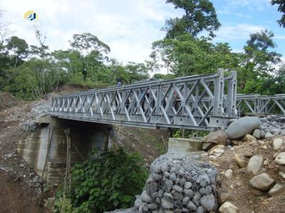 中国 容易な頑丈な鋼鉄ベイリー橋は災害救助のために取付ける 販売のため