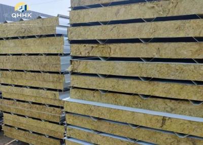China Office / Warehouse Metal Sandwich Panels Easy Install Corrugated Sheet Sandwich Panel for sale