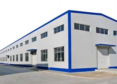 中国 ステンレス鋼の溝が付いているつや出しの鉄骨フレームの倉庫の産業鋼鉄建物 販売のため