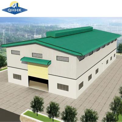 China Doorzichtige span/middenkolom Custom Structural Design Steel Building Warehouse Te koop