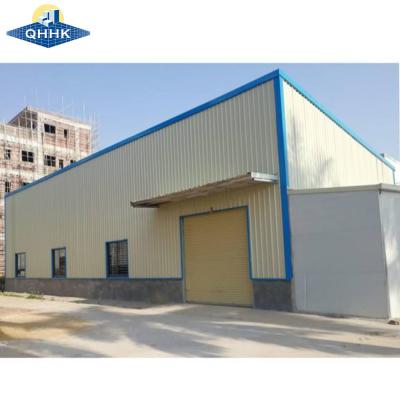 China Single Span / Multi Span Steel Structure Warehouse Prefabrication Building Construction for sale