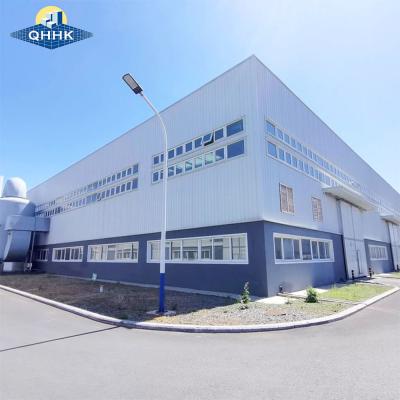 China Iso Heavy Duty Steel Structure Sandwich Panel Roof And Wall Panel Prefabricated Workshop zu verkaufen