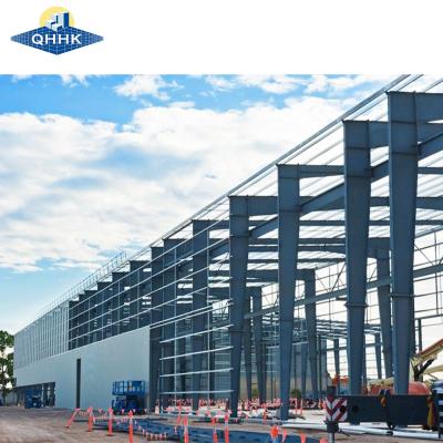 China Large Span Residential Steel Construction Prefabricated Structural Steel Portal Frame for sale