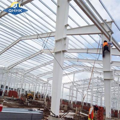 China Q355B Welded H Section Steel Galpones Turnkey Prefabricated Warehouse for sale