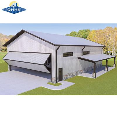 China Folding Door / Lift Door Steel Structure Hangar Metal Building Kits jis standard for sale