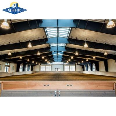 China Agricultural Metal Buildings Horse Riding Arena 100*100 Long Span for sale