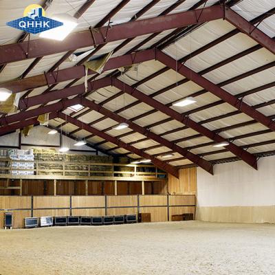 China Large Span Stable Equestrian Training Ground Steel Agricultural Sheds Long Lasting for sale