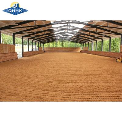China Customized Large Span Space Durable Steel Structure Horse Riding Venue for sale