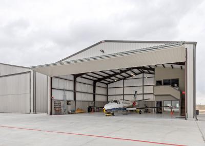 Chine Portable Prefabricated Steel Structure Aircraft Hangar Construction Design à vendre
