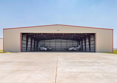 China Modern Prefab Steel Structure Building Prefabricated Houses Aircraft Hangar zu verkaufen