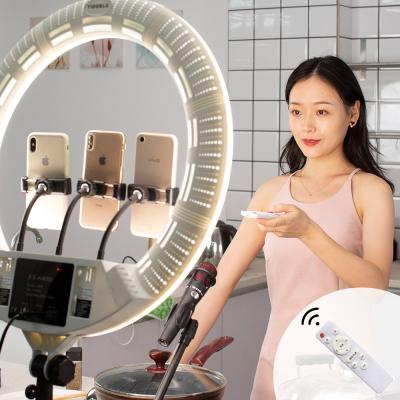 China 100W 22 Inch Ring Light FS-640II 3200K LED Ring Fill Light For Eyelash Beauty Makeup for sale