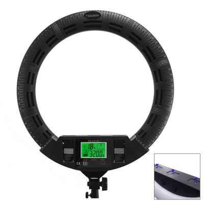 China LCD Screen 22 Inch Ring Light Remote Control Bi Color 100w Selfie Video Lighting for sale