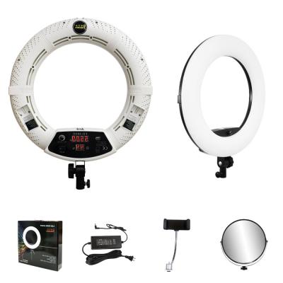 China 96w FD-480 Photography led selfie ring light makeup rechargeable battery power 18inch vlogging kit for live à venda