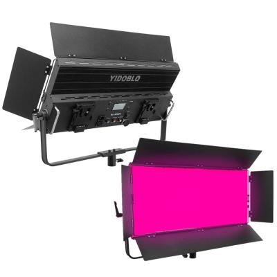 China Wireless Dmx Control Rgb 300w Led Video Photography Illuminate Lighting Kit For Fashion Show for sale