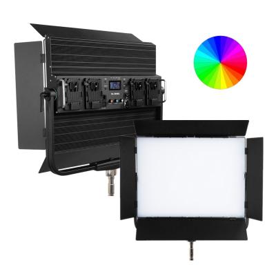 中国 Full Color 2800k 9990k Rgb Led Studio Lights 500w Video Panel Light With Gel Mode For Indoor Camera Photography 販売のため