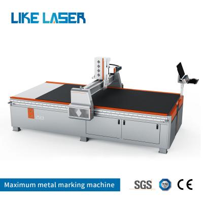 China 1500mm*3000mm Laser Engraving Machine for Stainless Steel Decorative Plate CE Approved for sale