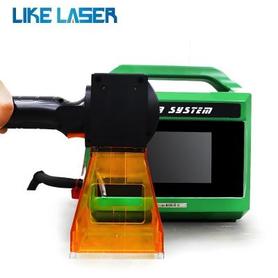 China 30W 50W 60W 80W 100W Handheld Fiber Laser Marking Machine for Color Fiber Engraving for sale