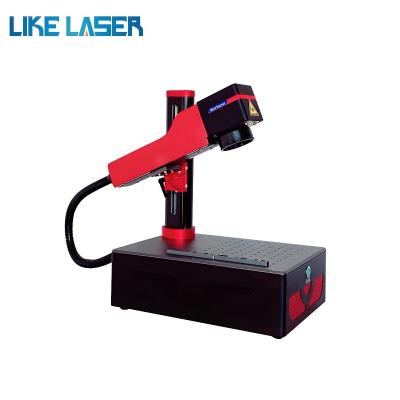 China 175mm*175mm Marking Area Fiber Laser Engraving Machine for Granite Stone Stamp Making for sale