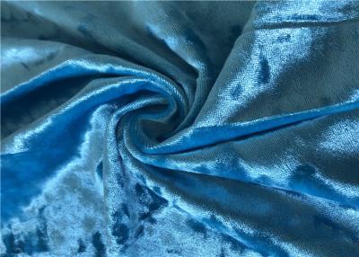 China 250gsm KS Polyester Spandex Velvet Fabric Crushed Ice Dress For Clothing for sale