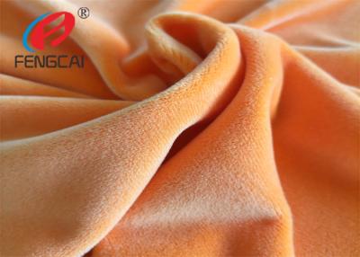 Chine Les manières de l'élastique 4 de polyester de Spandex étirent le tissu de velours pour des femmes habillent le vêtement à vendre