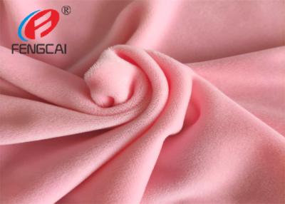 China 95% Polyester 5% Spandex Velvet Fabric Plain Dyed For Baby Clothes Super Soft for sale