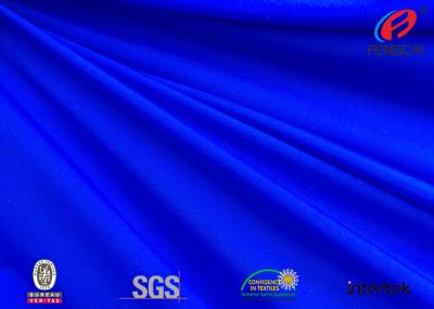 China Anti microbial blue colour polyester spandex fabric for swimwear underwear leggings for sale