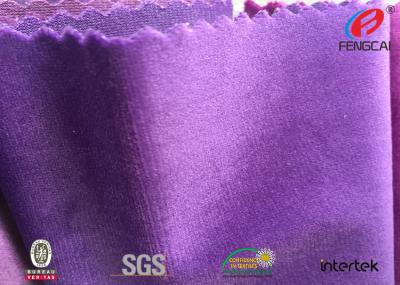 China Shiny Holland Silk Velvet Fabric , Custom Printed Stretch Velvet Fabric for sale
