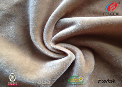 China OEM Soft Polyester Velvet Fabric / Polyester Flannel Fabric Furniturer Cover Use for sale