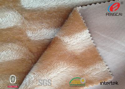 Chine Concevez le tissu en fonction du client écrasé de sofa de velours, tissu de tapisserie d'ameublement court de velours de peluche à vendre