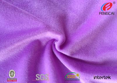 China Violet Western Textile Polyester Velvet Fabric Crystal Super Soft Velvet For Plush Toys for sale