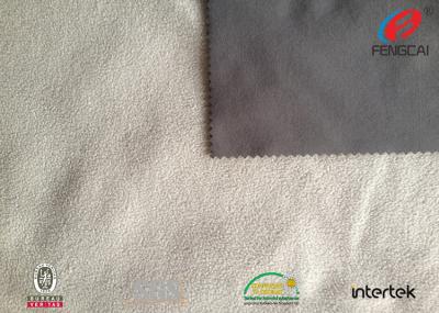 Cina Il colore solido TPU ha laminato il micro tessuto polare del vello, materiale di Lycra di allungamento di 4 modi in vendita