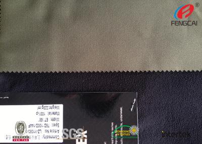 China Three Layer Waterproof Softshell Fabric , Jacket Fleece Fabric 75D/144F for sale