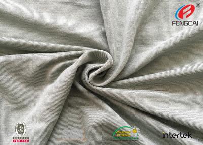 Chine T - Tissu de Spandex de rayonne de polyester de chemise, tissu gris de Spandex de maillot de bain à vendre