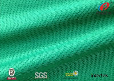 China Plain Dyed Polyester Weft Knitted Fabric Bird Eye Mesh Fabric For T-shirt for sale