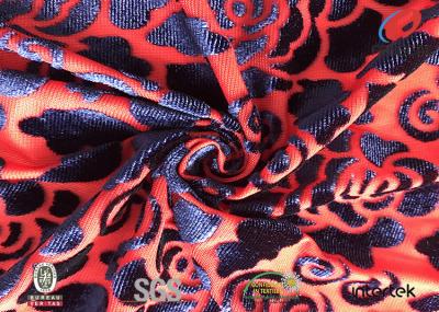 China 100%Polyester Burnout Spandex Velvet Fabric Lycra Cloth Material 61’’ Width for sale