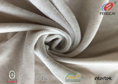 Chine Le short empile le tissu de velours de Spandex de Lycra, tissu de tricot balayé par élastique à vendre