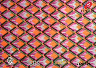 China Custom Printed Spandex Velvet Fabric Muslim Style Ultra Soft Environmental Friendly for sale