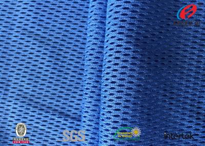 China Functional Cooldry Athletic Jersey Mesh Fabric , Sports T Shirt Fabric Novelty for sale