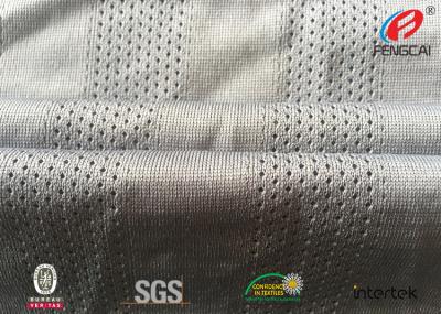 China Fast Dry Fit  Athletic Mesh Knit Fabric , Mesh Football Jersey Fabric By The Yard for sale