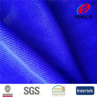 China Royal Blue Sportswear Material Fabric , Interlock Basketball Shorts Fabric for sale
