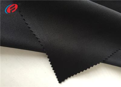 China Polyester Spandex Weft Knitted Fabric Plain Dyeing Scuba Knitted Air Layer Fabric for sale