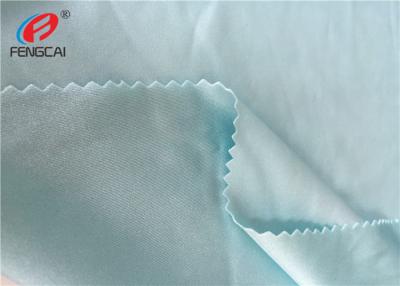 China Pain Dyed Polyester Spandex Fabric , 50D + 40D Yarn Count  Lycra Fabric For Garment for sale