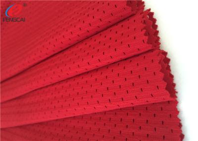 China Red Color 100 % Polyester Mesh Fabric For Sports / Office Chair ,Eco - Friendly for sale