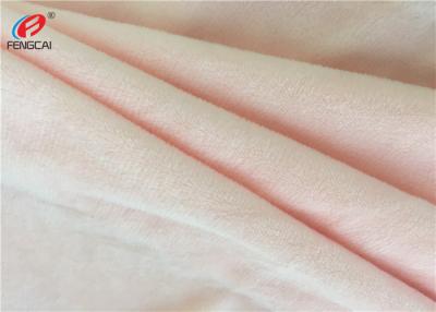 China Ultra Soft Blabket Use Velboa Fleece Fabric 100 % Polyester Minky Plush For Toy for sale