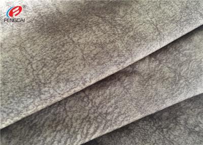 China Tela de la cubierta del sofá del poliéster de la deformación que hace punto, tela de tapicería suave del terciopelo en venta