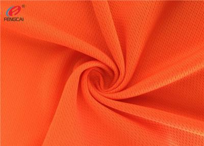 Chine L'oiseau multifonctionnel de tissu réfléchi orange de matériel fluorescent observe le tissu de maille à vendre