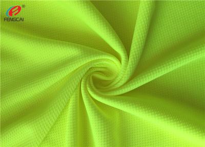 China 100% Polyester Bird Eye Mesh Fabric Fluorescent Material Fabric For Jerseys for sale