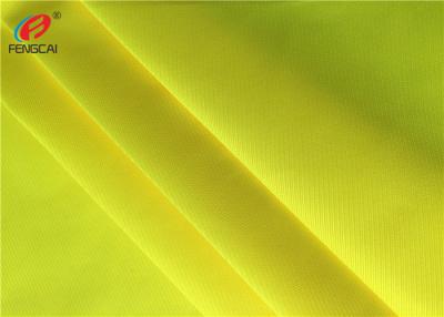 China Polyester High Reflective Fluorescent Material Safety Vests Fabric for sale