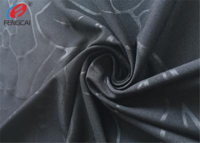Chine poly tissu tricoté de Lycra imprimé parordre par trame pour les vêtements courants de yoga à vendre